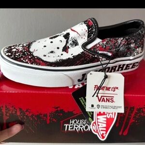 Vans Horror Edition Slip-On Shoes - Black, Red, White